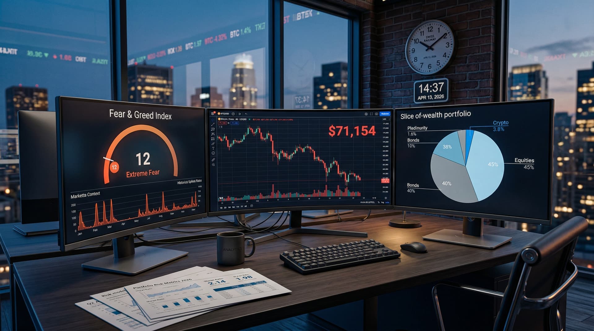 Fidelity Recommends 1-5% Crypto Portfolio Allocation as Fear & Greed Hits 12