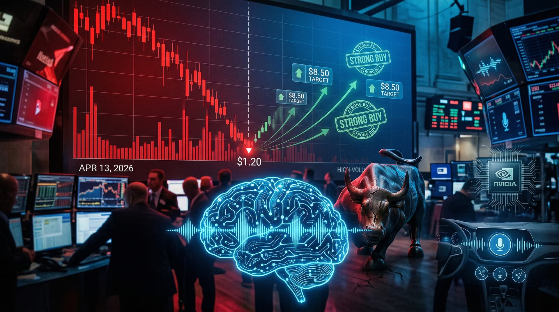 SoundHound Hits AI Stock All-Time Low at $1.20, 6 Firms Say Buy