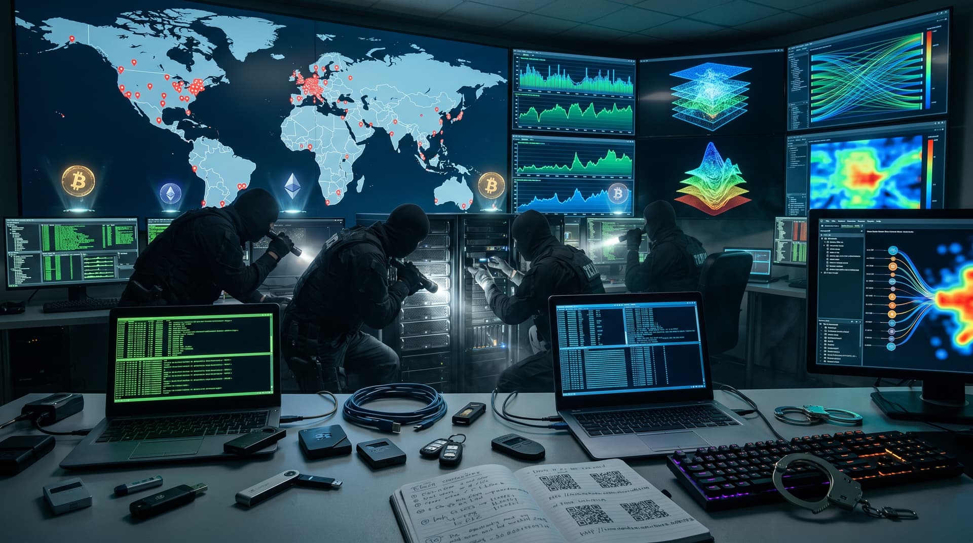 Global Crypto Theft Operation Arrests 25 Suspects, Recovers $50M from $250M Rings