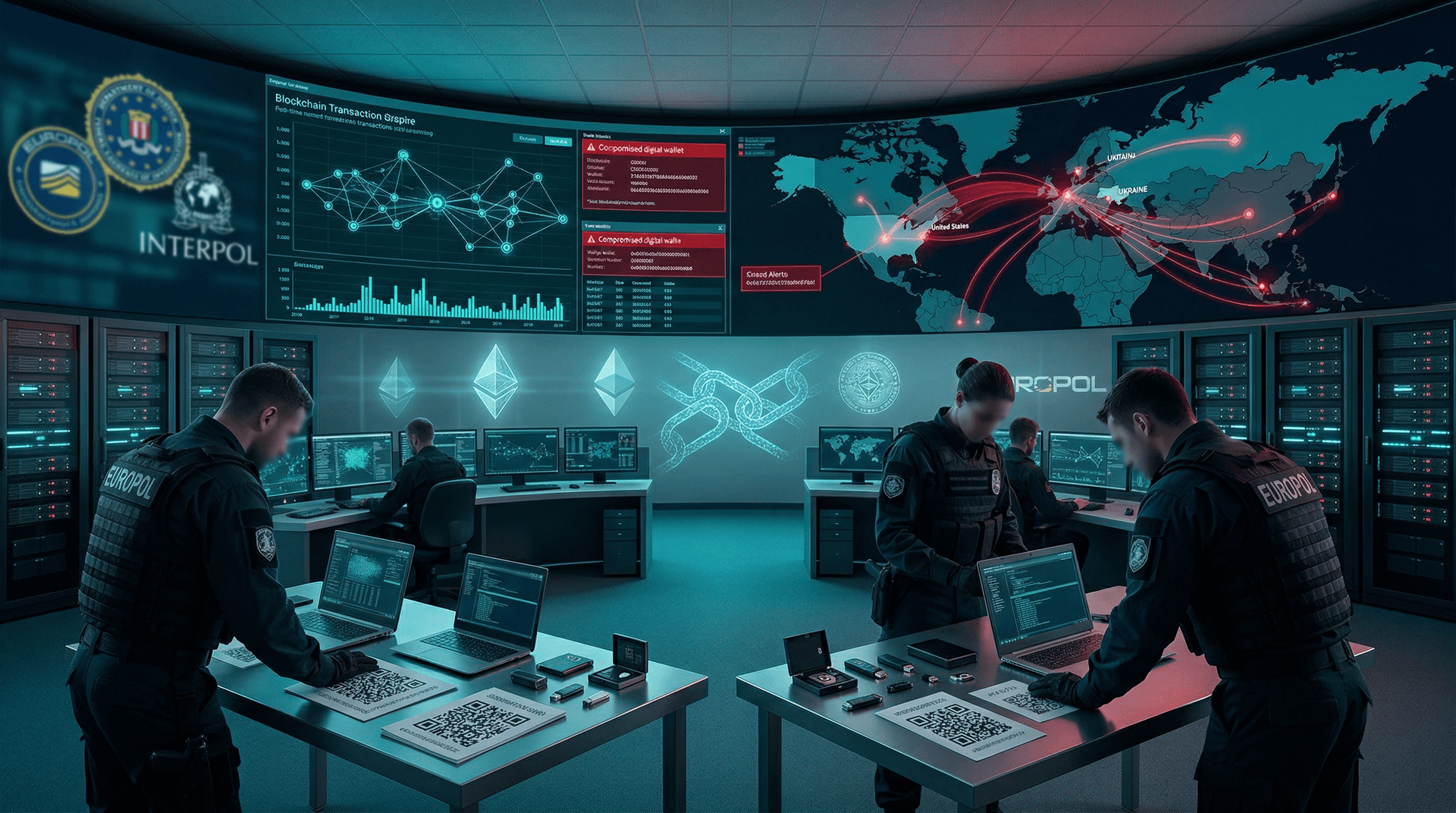 Europol's Crypto Theft Operation Recovers $52M, Arrests 28