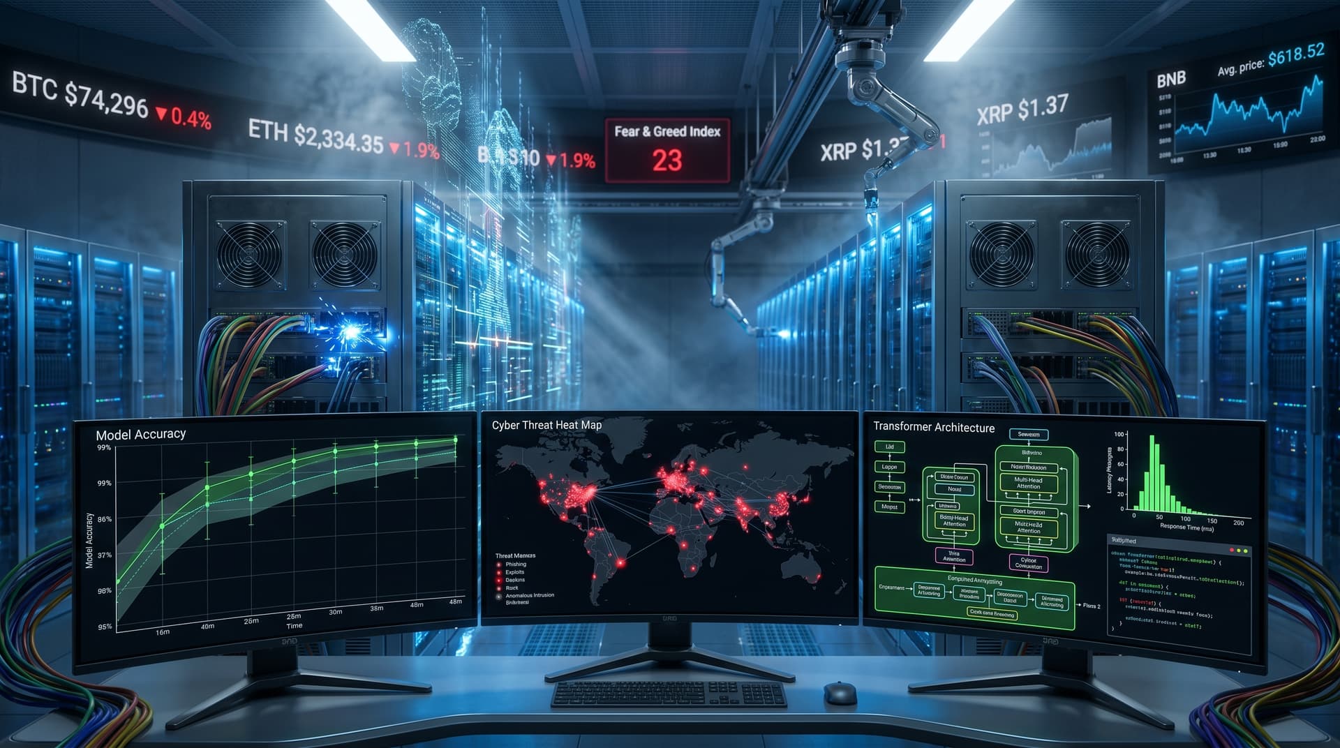 Tester AI Launches Cyber Benchmarks as BTC Hits $74K