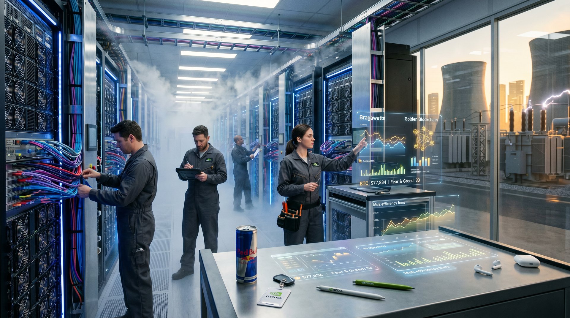 Bragawatts'ın Yükselişi: AI Gigawatt Anlaşmaları ve BTC $77K'de Sabit