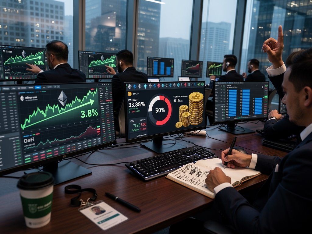 Ethereum Price Up 3.8% to $2,418.67 Tops Bitcoin Recovery